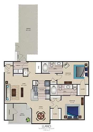 Floor plan Llano