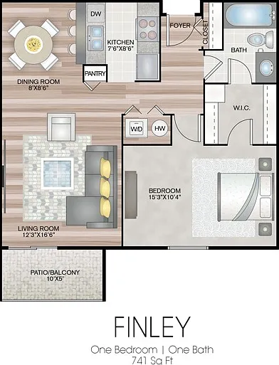 741 Square Feet 741 Square Feet