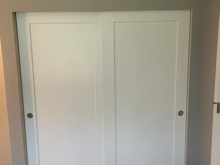 Full size closet (but ceilings are high)