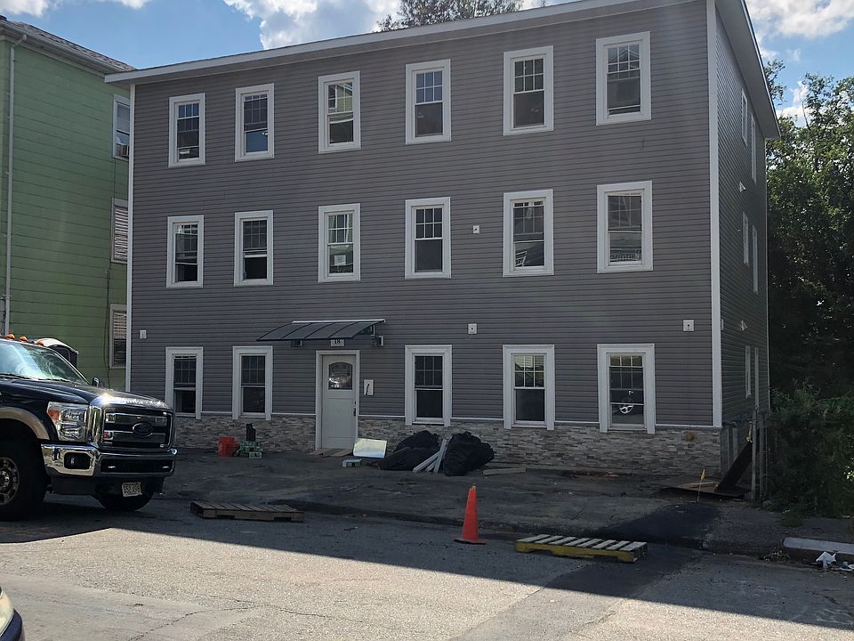 front building (during construction)
