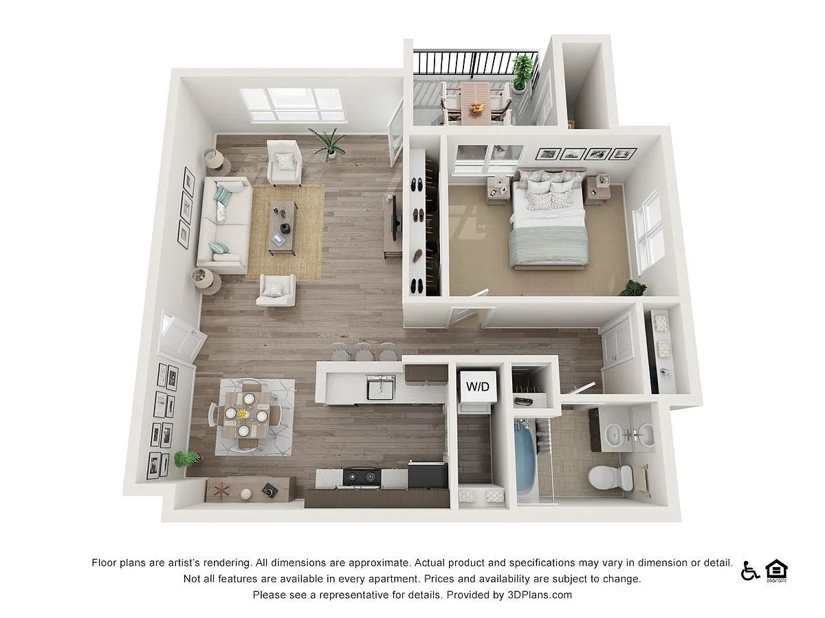 Floor plan 1B - 1X1