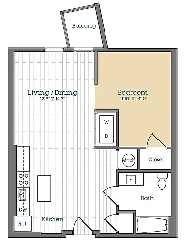 Floor plan zAD1M-100