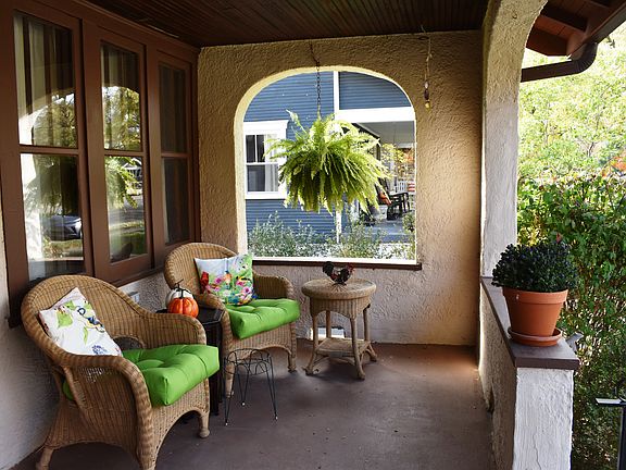 Cozy front porch
