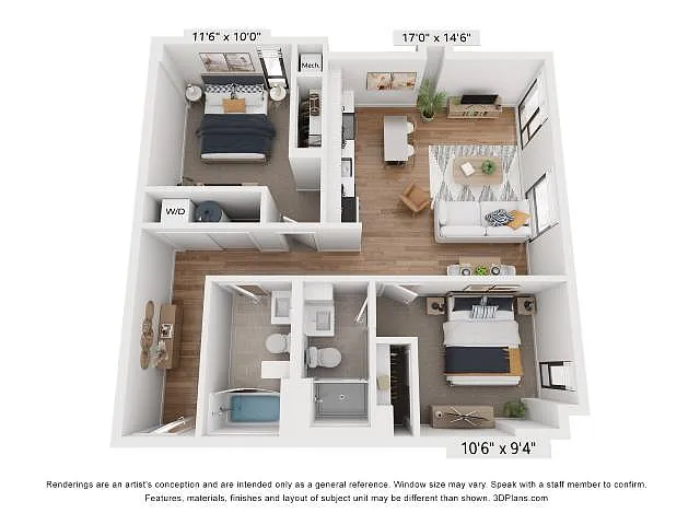 Floor plan B3