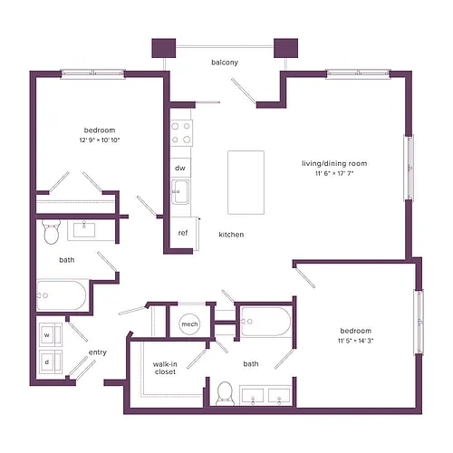 Floor plan B2