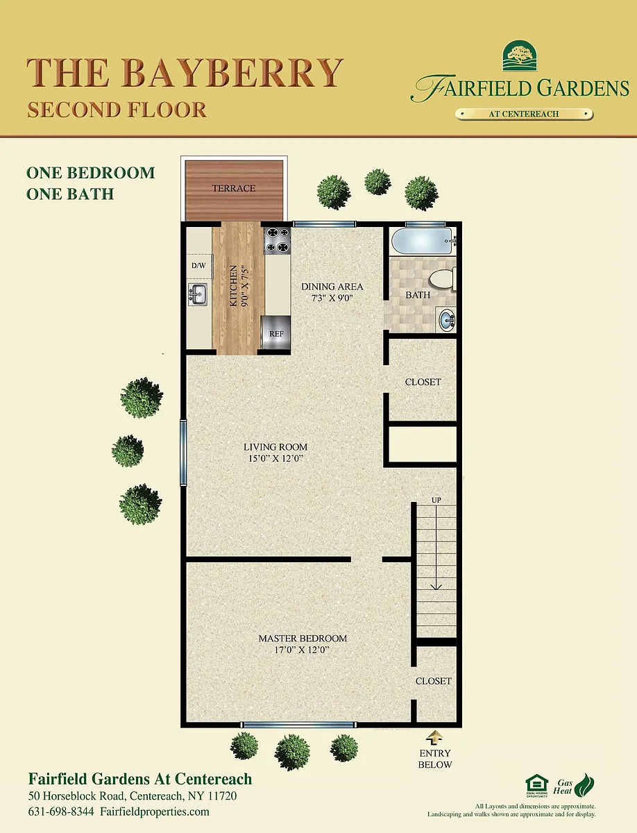 Floor plan Bayberry Upper