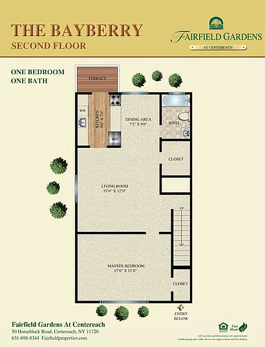 Floor plan Bayberry Upper