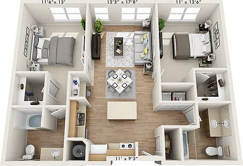 Floor plan The Brilliant