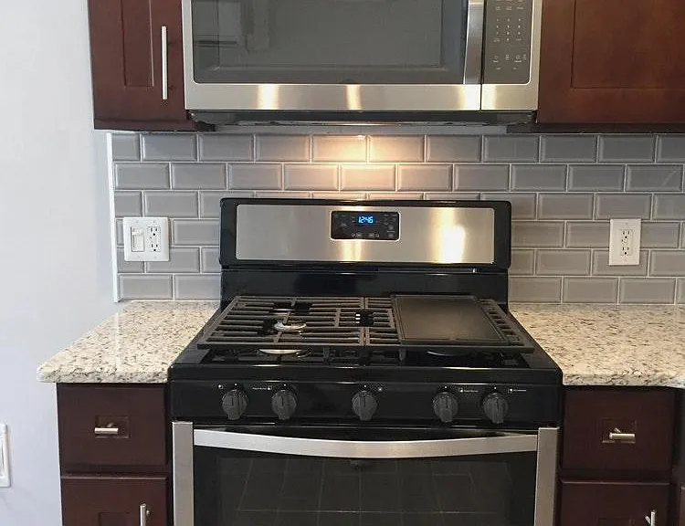 5 burner range