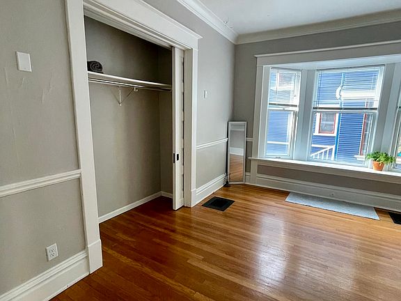 Enormous bedroom with pocket closet
