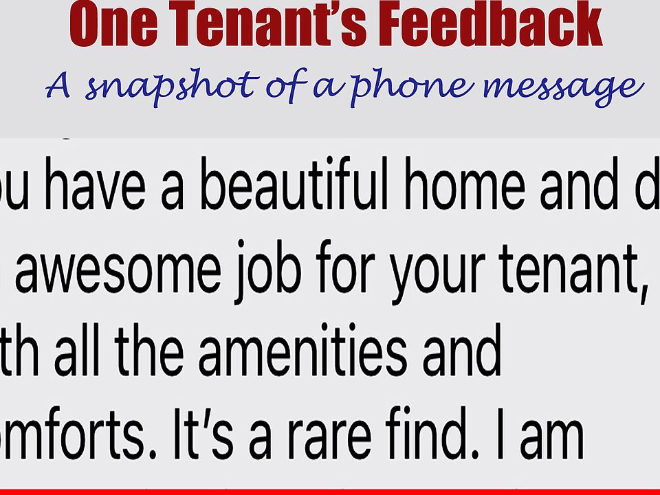 Customer's comments