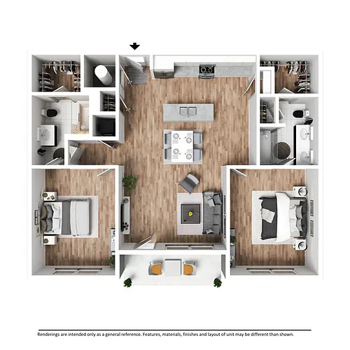Floor plan The Monroe
