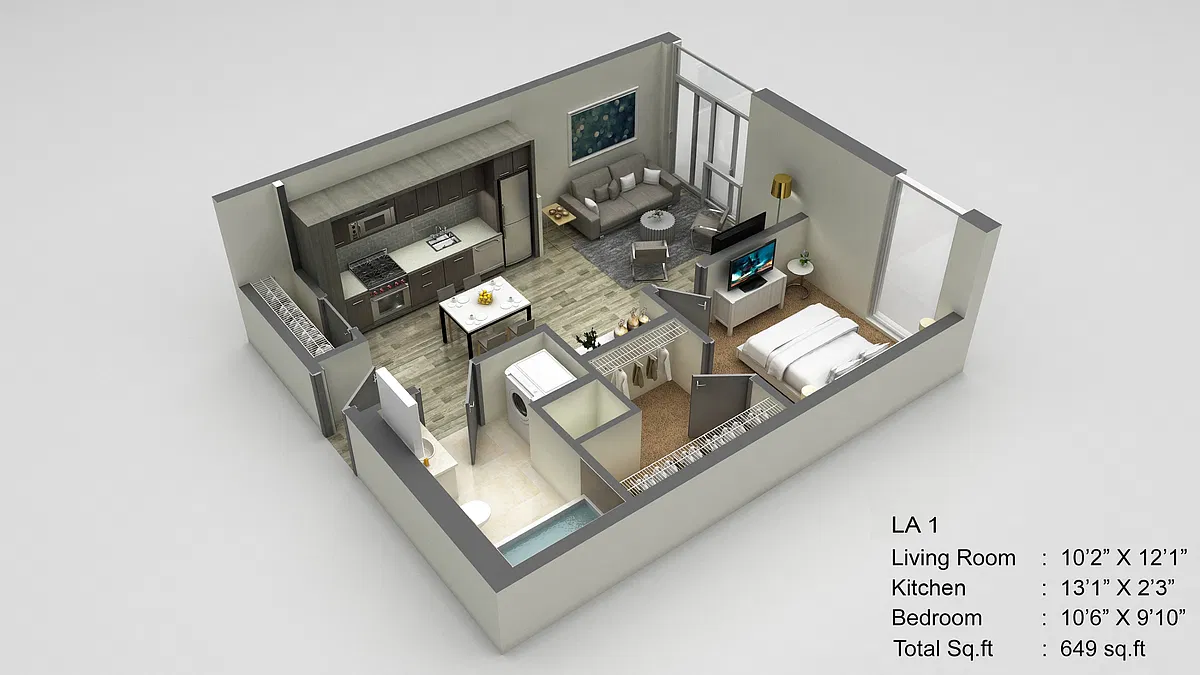 Floor plan LA 1
