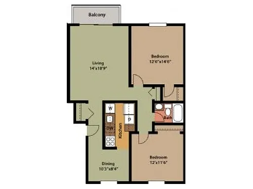 Floor plan Pen Hill