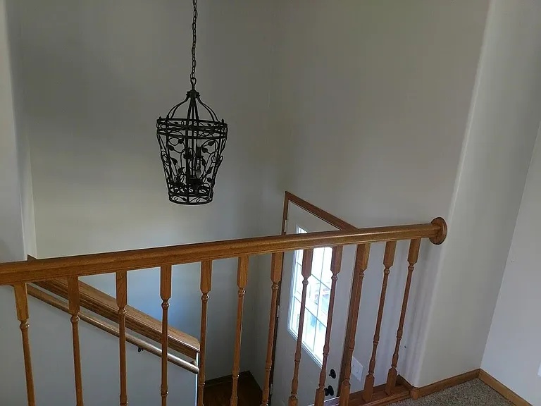 View towards front entry way