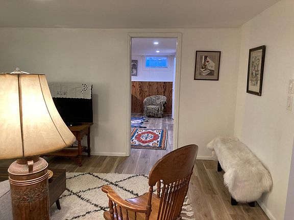 Entrance from living room to first bedroom