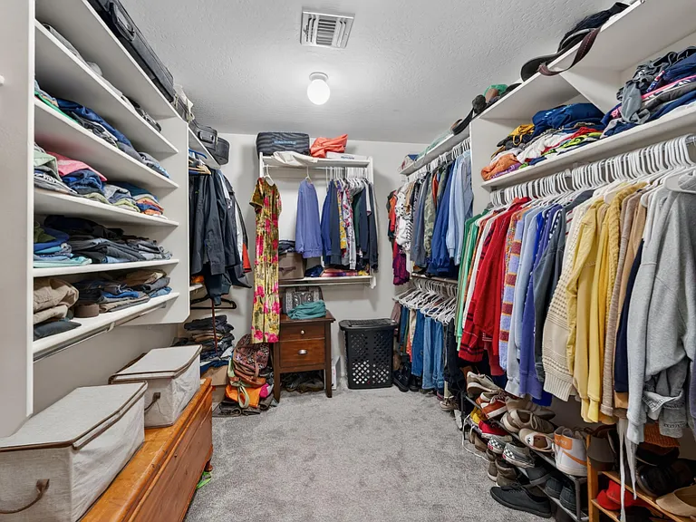 Master walk-in closet