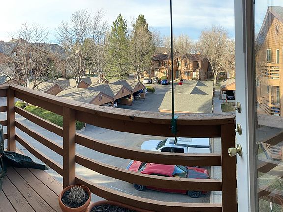 Private balcony off of the living room