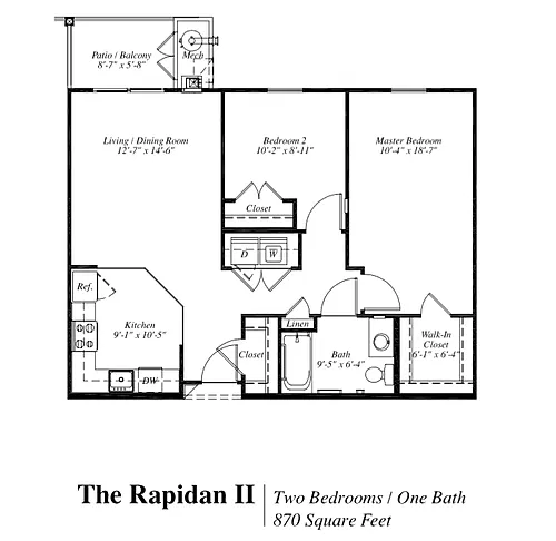 Floor plan RAPIDAN II