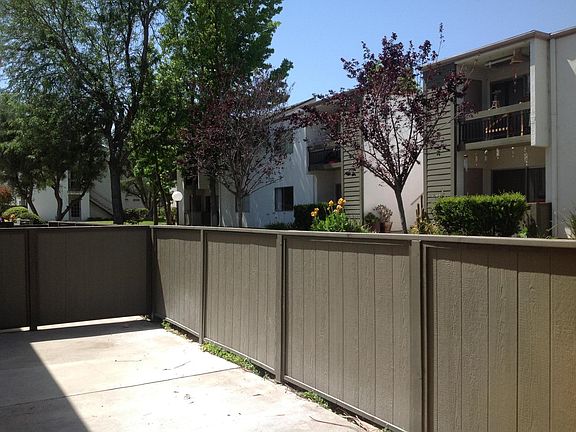 Large private patio