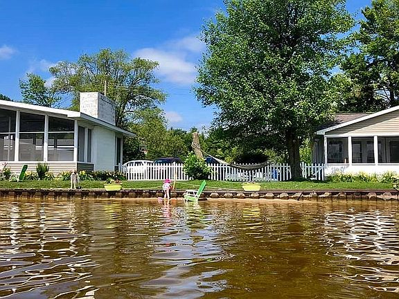 View of cottage and boathous