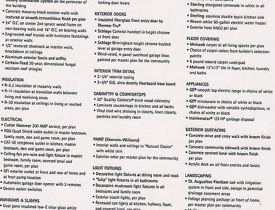Standard Features b4 upgrade