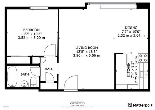Floor plan 402