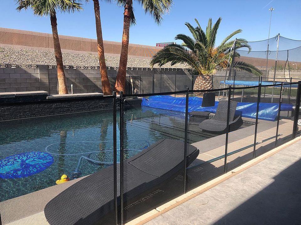 Pool (2019) fully fenced. 