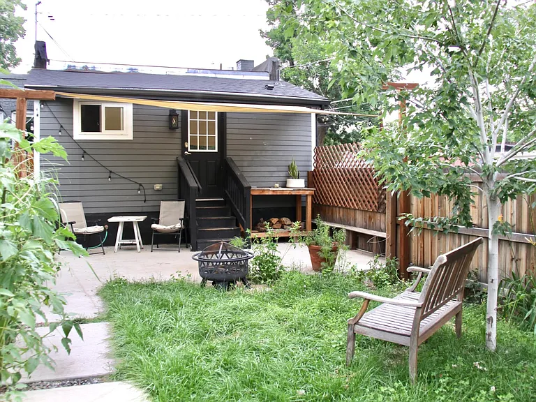 Backyard (not as green this year but the trees are taller)
