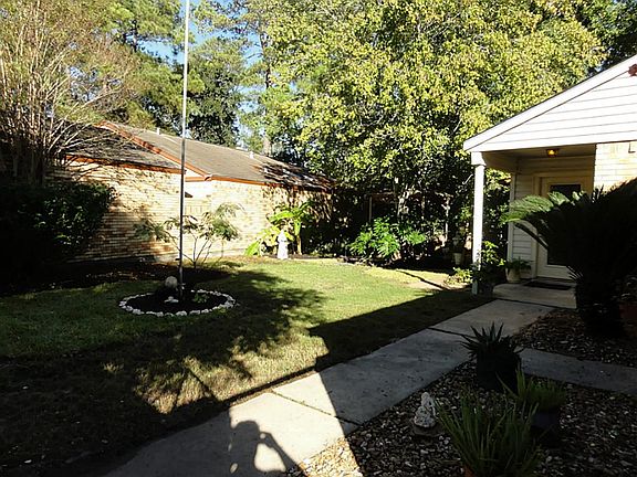 View of courtyard from entry gate