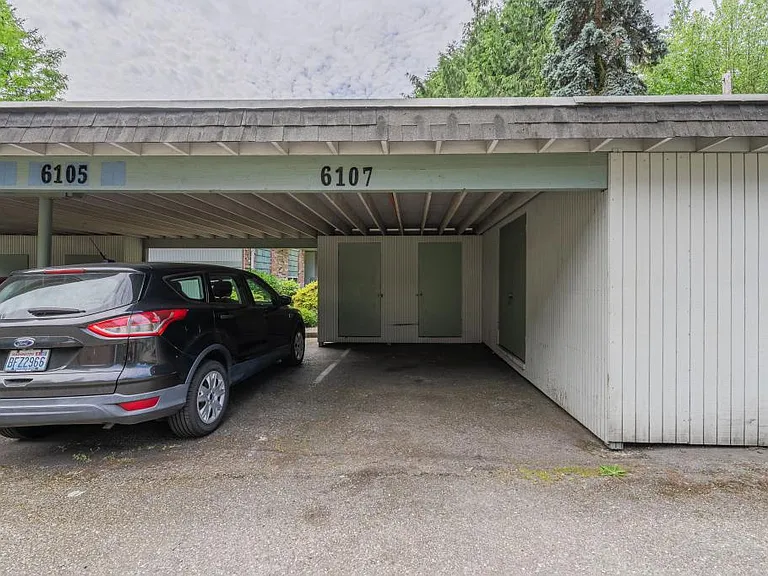 Carport parking spot