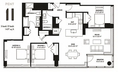 Floor plan 1437