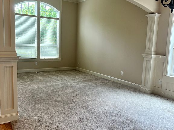 Living and formal dining area