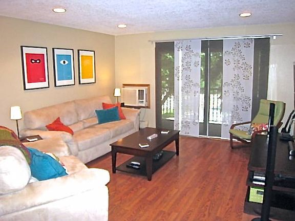 Pergo flooring in living/