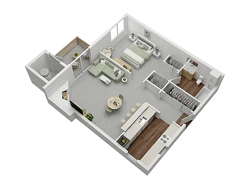 Floor plan Studio