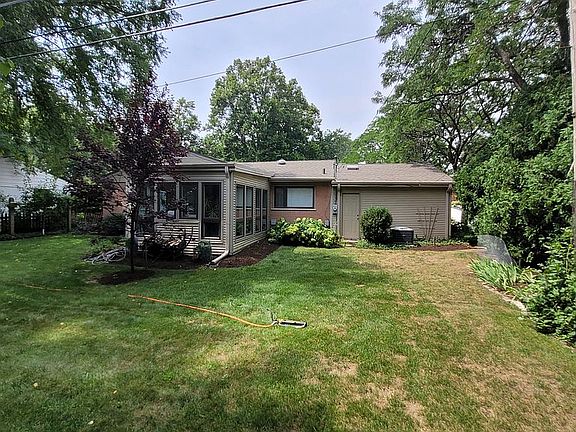 North side of back yard