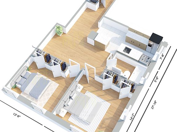 3rd image of 60 Clarkson Ave #4G