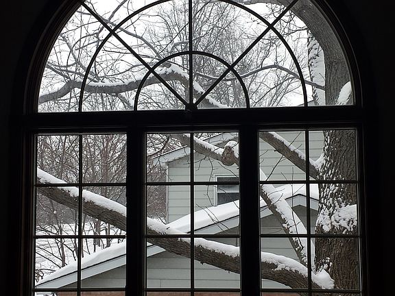 Pella window in great room