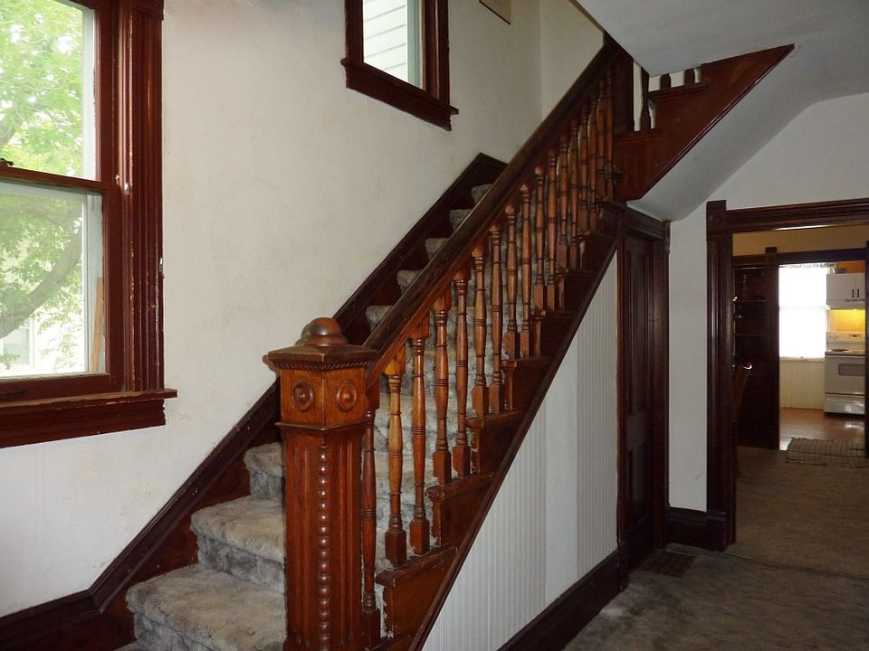 Original ornate banister