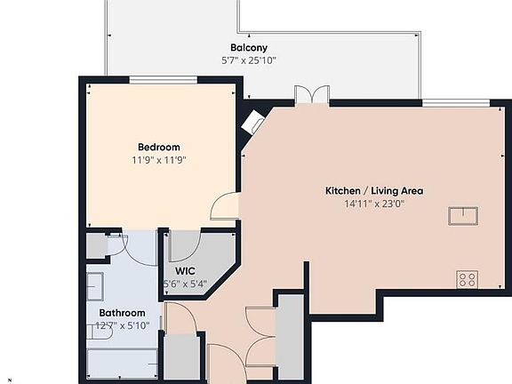 2nd image of 2 S Hemlock Cres SW #405