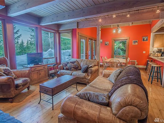 Open spaces & sunny atmosphere! Beautiful wood floors, & t&g ceilings with exposed beams. 