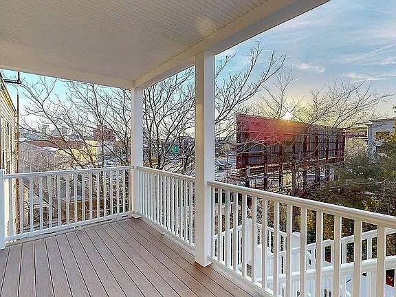 Massive private balcony with room for sitting area + more