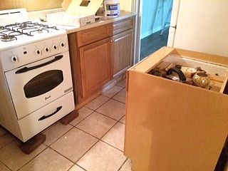 kitchen, partial view