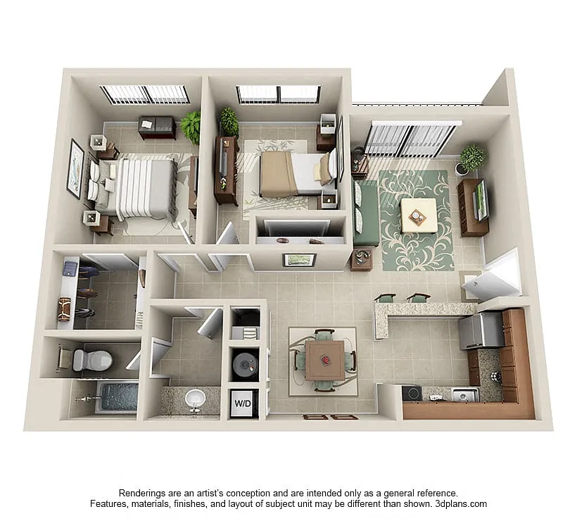 Floor plan Model B1