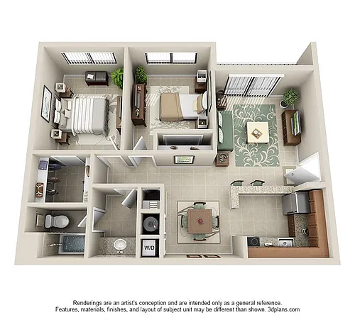 Floor plan Model B1