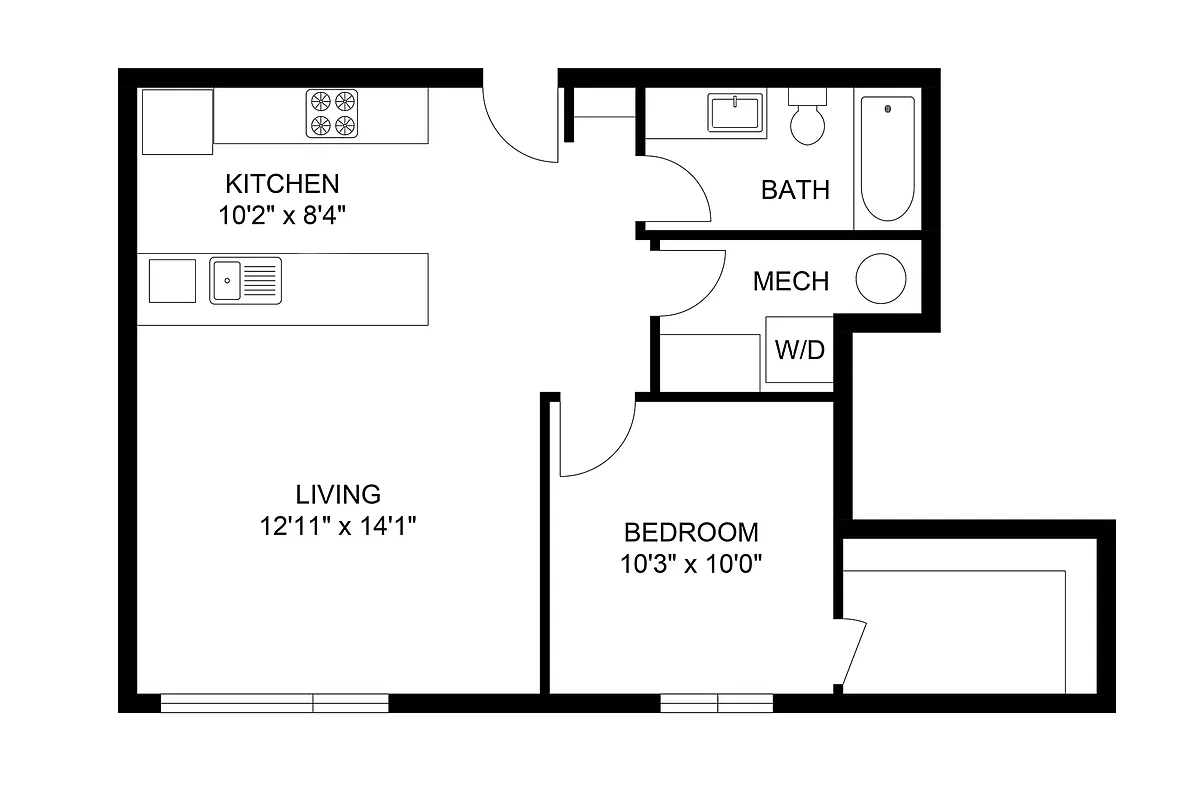 Floor plan Plan F