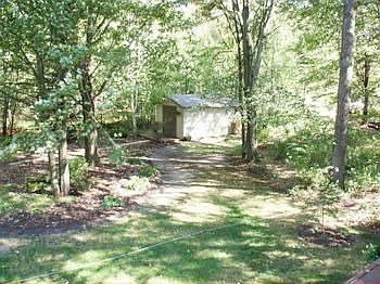 Handy 12x16 Storage Shed for all your extra garden tools...