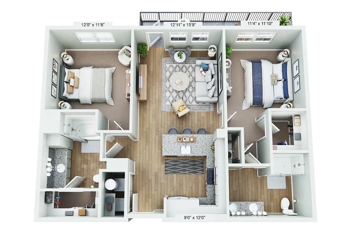 Floor plan B2 - San Marino