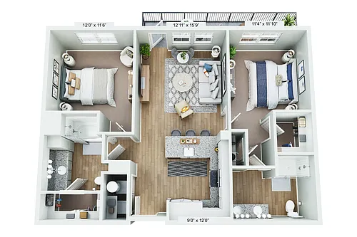 Floor plan B2 - San Marino