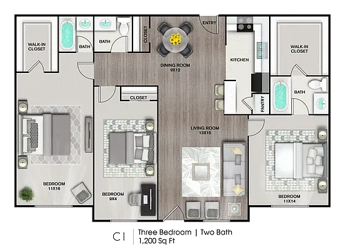 Floor plan C1